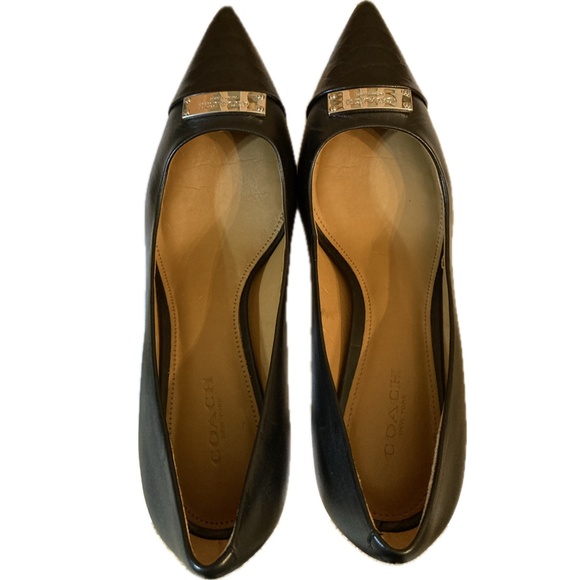 Coach Black Heels - Picture 2 of 9